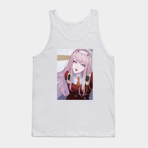 Zero-Two Tank Top by Insomnilin